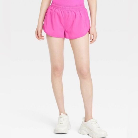 All In Motion Low Rise 2" Running Shorts pink NWT Size XL - Picture 1 of 5
